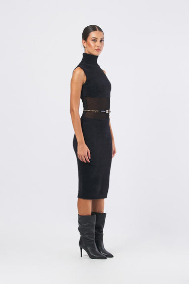 Abito di maglia AM37T57E2 AM37T57E2 110 NERO ELISABETTA FRANCHI