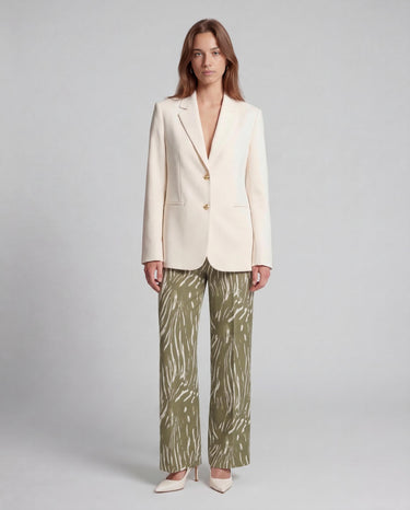 doppio raso di poliestere PBPFINANZA 2611131112 012 ZEBRA VERDE PENNY BLACK 