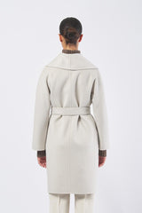 Cappotto MESSI 25290160616 doppio drap pura lana MESSI 25290160616 016 WINTER WHITE MAX MARA 