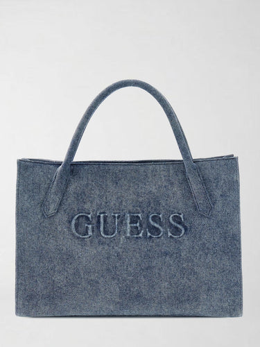 Borsa a mano Jodi Tote Blu Denim HWDM97 69220 DENIM MULTI GUESS 