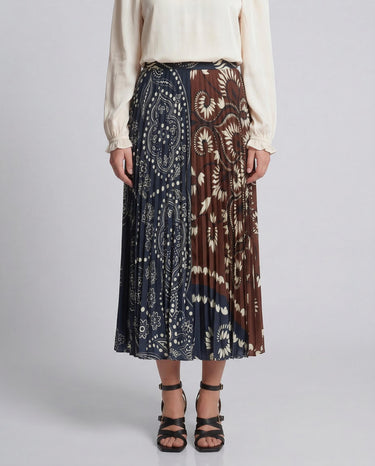 Gonna in Twill Stampato WKDMILORD 26151010116 001 FOULARD PATCH WEEKEND 