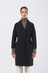 Cappotto ARONA 25290160716 doppio drap pura lana ARONA 25290160716 013 BLACK MAX MARA 