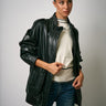 Giacca BESSICA 252344605 nappa shiny BESSICA 252344605 003 NERO MARELLA 