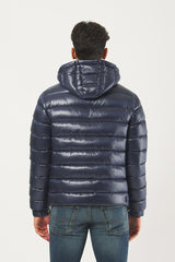 Giubbotto 1271 trapuntato con cappuccio 1271 68 BLU COLMAR