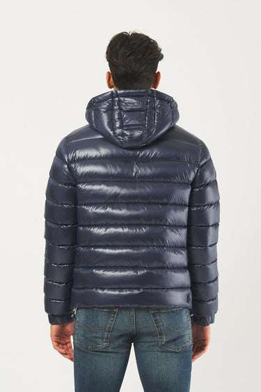 Giubbotto 1271 trapuntato con cappuccio 1271 68 BLU COLMAR