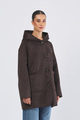 Capospalla GAVETTA 252545607 ecocamoscio accoppiato ecoricciolino GAVETTA 252545607 003 TESTA DI MORO EMME MARELLA 