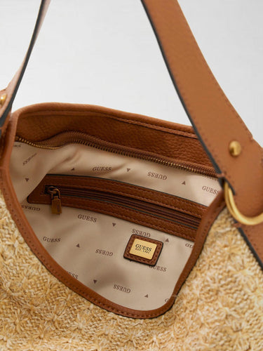 Borsa a spalla Camden HWRB93 08180 NATURAL/COGNAC GUESS 