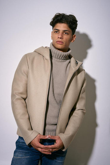 Giubbotto 1140 in morbido panno con cappuccio 1140 731 COLMAR 