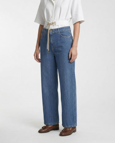 Jeans Wide Leg SMMZEUS 26191810316 002 MEDIO PULITO MAX MARA 