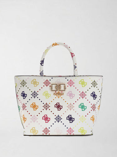 Borsa a Mano Emelie da Donna con Stampa Multi-logo HWGM99 28750 MULTI LOGO GUESS