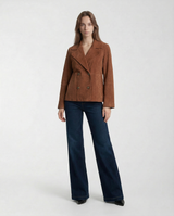 Giacca Doppiopetto in Pelle Scamosciata WKDSOSPIRO 26154410116 003 TERRACOTTA WEEKEND 