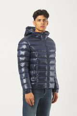 Giubbotto 1271 trapuntato con cappuccio 1271 68 BLU COLMAR