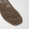 Pumps con strass R14 CONNIE CACAO STRATEGIA 