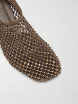 Pumps con strass R14 CONNIE CACAO STRATEGIA 