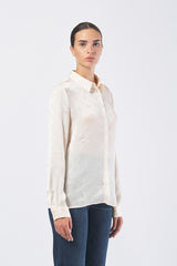 Camicia marthe W5YH1A WHCR2 G1F7 VANILLA BLUSH GUESS 