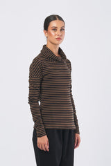 Maglia B14MS collo anello B14MS TABACCO NEIRAMI