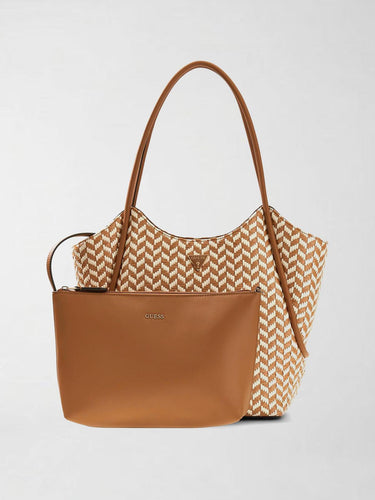 Borsa Shopping Tessi HWWG76 91230 COGNAC MULTI GUESS 