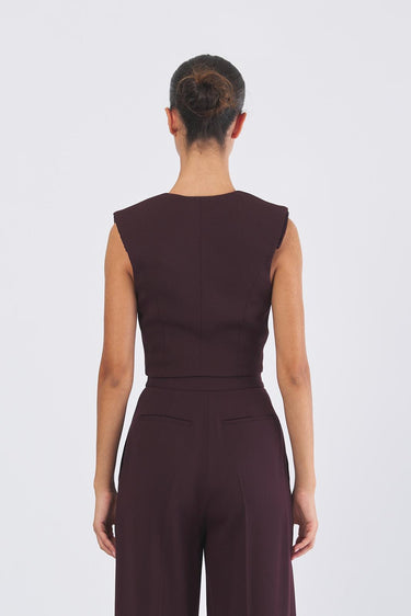 Gilet GL00256E2 GL00256E2 EA4 MERLOT ELISABETTA FRANCHI