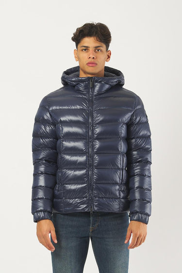 Giubbotto 1271 trapuntato con cappuccio 1271 68 BLU COLMAR