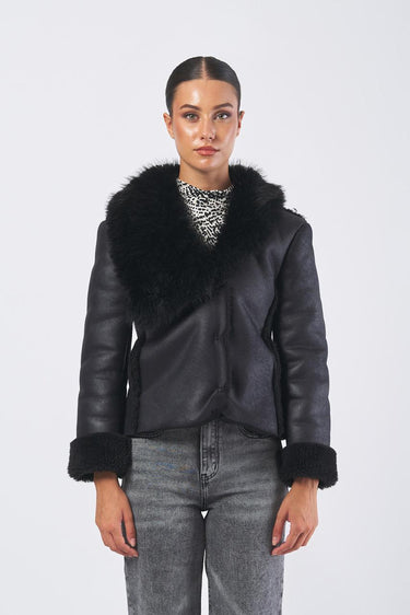 Giubbotto CFC0125123003 medio sfiancato CFC0125123003 B001 NERO RINASCIMENTO