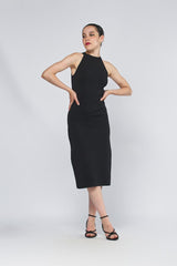 Abito PIRENEI filato viscosa stretch PIRENEI 251632102260 004 NERO MAX MARA 