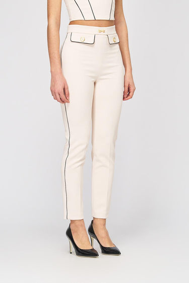 Pantalone PAT7151E2 PAT7151E2 E84 BURRO/NERO ELISABETTA FRANCHI 