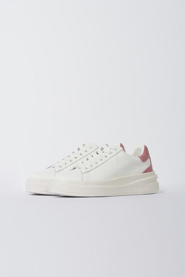 Sneaker elbina FLJELB LEA12 FLJELB LEA12 WHITE PINK GUESS 