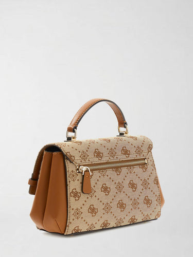 Borsa a Mano Melinda Logo Beige HWJP99 02200 LATTE LOGO GUESS 