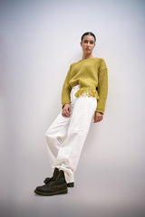 Jeans W5BA96 WFQYB palazzo W5BA96 WFQYB G012 CREAM WHITE GUESS 