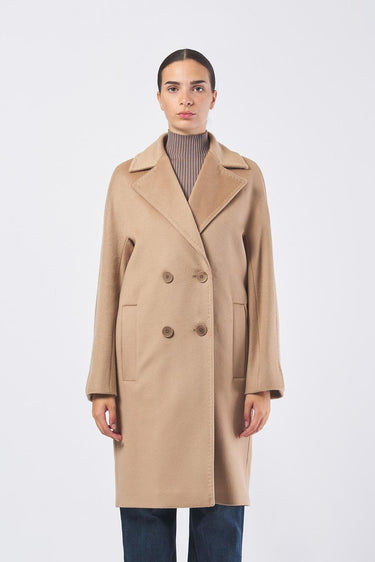 Cappotto AGENDA 25260160816  drap pura lana AGENDA 25260160816 006 CAMMELLO MAX MARA