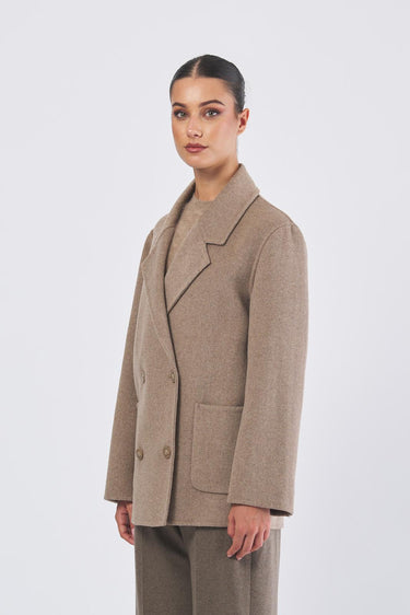 Cappotto CP0562150959 doppia lana CP0562150959 054 FANGO SEVENTY 
