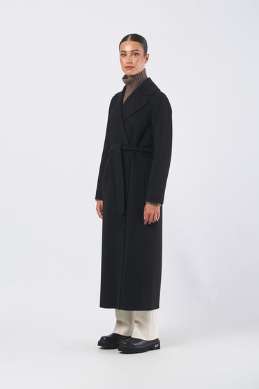 Cappotto POLDO 25290160436 drap pura lana POLDO 25290160436 013 BLACK MAX MARA 