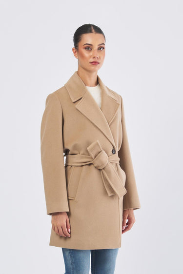 Cappotto ERSILIA 252301608 drap lana cachemire ERSILIA 252301608 004 CAMMELLO MARELLA 