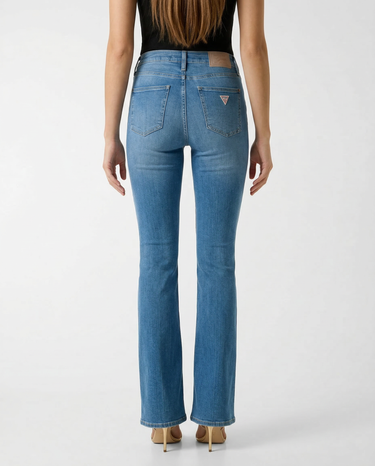 Jeans Sexy Flare Bootcut W6RA0L D6882 SUNFLOWER BLISS WASHED GUESS 