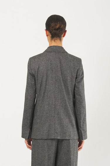 Blazer CALATE 252504607 flanella leggera misto lana CALATE 252504607 006 BIANCO/NERO EMME MARELLA 