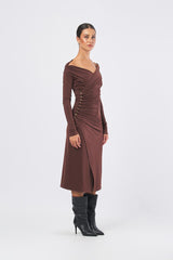 Abito AB82257E2 AB82257E2 EA3 COFFEE ELISABETTA FRANCHI