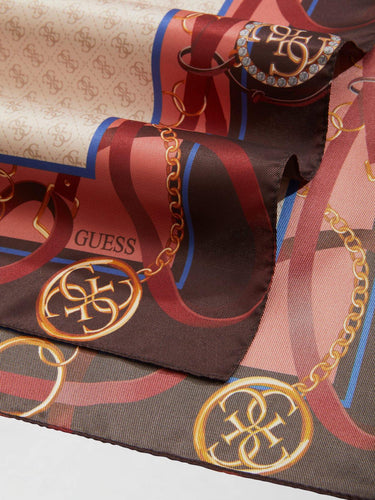 Foulard Donna in Poliestere dalla Mano Morbida AW5445 POL01 BROWN GUESS 