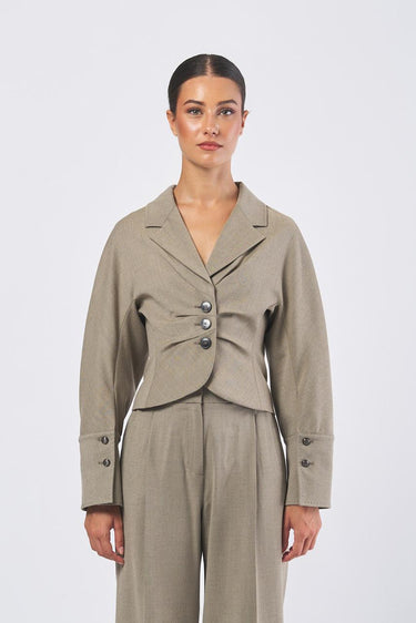 Giacca STASI 252304605 saglia melange bistretch STASI 252304605 001 ALLORO MELANGE MARELLA