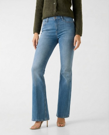 Jeans Sexy Flare Bootcut W6RA0L D6882 SUNFLOWER BLISS WASHED GUESS 