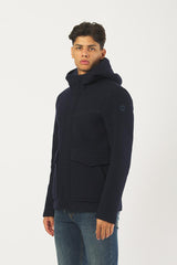 Giubbotto 1146 con cappuccio ed ampie tasche 1146 68 BLU COLMAR