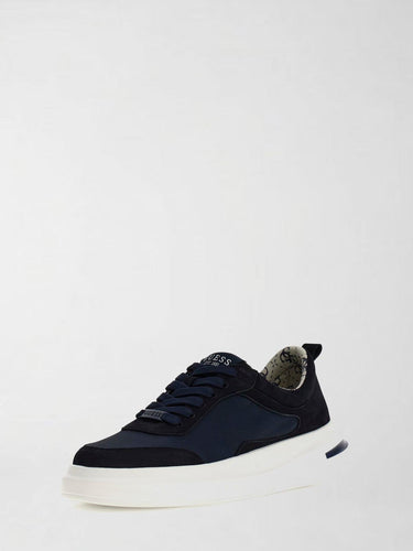 Sneakers Uomo in Similpelle e Tessuto Blu FMJBNO ELE12 BLUE GUESS 