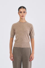T-shirt MT3894900356 pelosetto in cashmere MT3894900356 055 FANGO SEVENTY