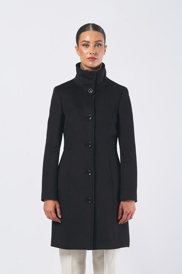 Cappotto LIZ 2521016013 drap lana LIZ 2521016013 010 NERO PENNY BLACK