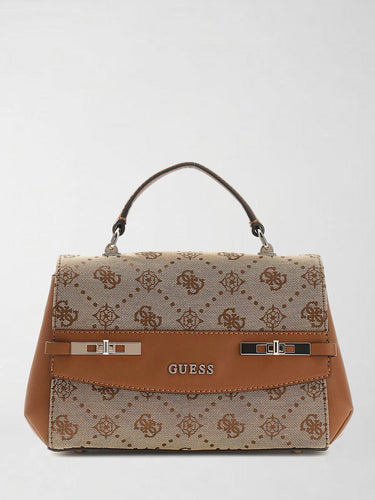 Borsa a Mano Melinda Logo Beige HWJP99 02200 LATTE LOGO GUESS 