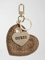 Portachiavi Yesba con logo 4G Marrone RW7543 P6101 LATTE LOGO GUESS