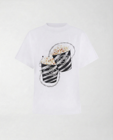 T-shirt Popcorn Tee Regular W6RI28 I3Z14 G011 PURE WHITE GUESS 