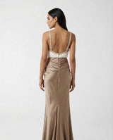 Abito Elisabetta Franchi Doppiopetto Slim Fit ABR1762E2 EZ4 AVORIO/ARGILLA ELISABETTA FRANCHI 