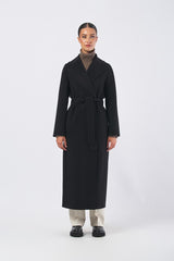 Cappotto POLDO 25290160436 drap pura lana POLDO 25290160436 013 BLACK MAX MARA 