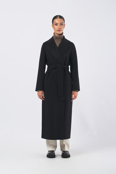 Cappotto POLDO 25290160436 drap pura lana POLDO 25290160436 013 BLACK MAX MARA 