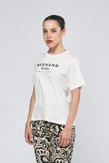 T-shirt CABINA 2515971041 jersey di cotone ricami vari CABINA 2515971041 002 OFF WEEKEND 